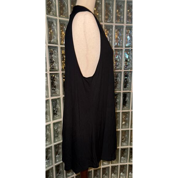 Renee C. sleeveless cardigan vest - black - size XL - OA8 - Picture 2 of 5